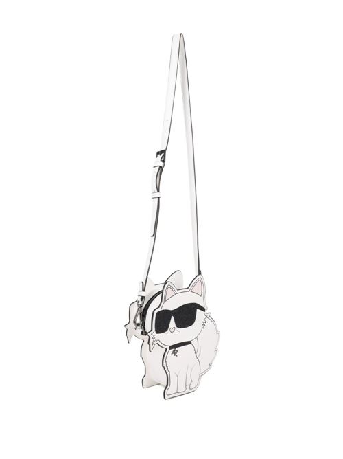Borsa bambina Karl Lagerfeld bianca con gatto Karl Lagerfeld Kids | Z3121010P